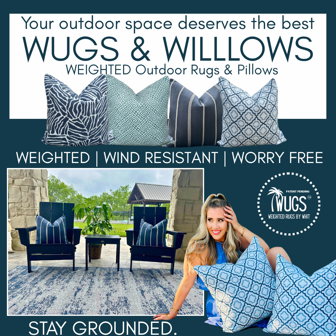 The Outdoor Rug Struggle Is Real…Until Now – WUGS, Weighted Rugs